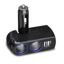 Load image into Gallery viewer, Car Charger Splitter, Adapter Power 2-Port USB DC Socket - AWK65