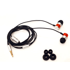 Headset, Wooden Handsfree Mic Earphones Type-C Adapter - AWS70
