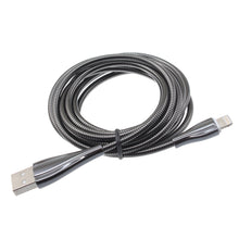 Load image into Gallery viewer, Metal USB Cable, Wire Power Charger Cord 6ft - AWR87