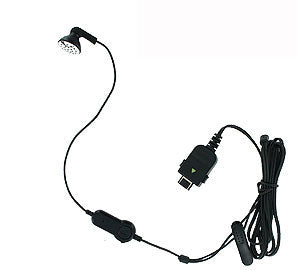 Mono Headset, Single Earbud Headphone Handsfree Mic Wired Earphone - AWC55