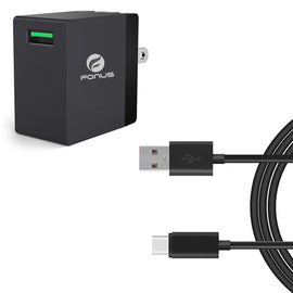 Quick Home Charger,  Cord Power 6ft USB Cable 18W  - AWR44 1116-1