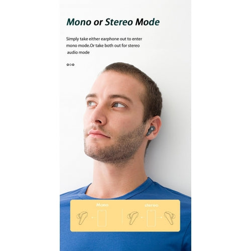 TWS Earphones, True Stereo Headphones Earbuds Wireless - AWF90