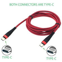 Load image into Gallery viewer, 6ft PD Cable, Wire Power Charger Cord Type-C to USB-C - AWJ35