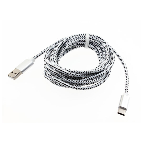 10ft USB Cable, Wire Power Charger Cord Type-C - AWB62