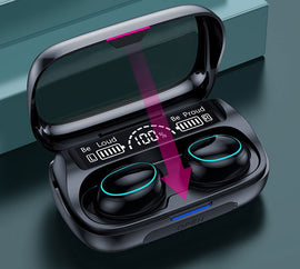 TWS Headphones, True Wireless Stereo Earphones Earbuds Wireless - AWY82