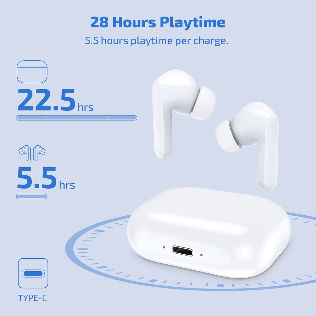 TWS Earphones, True Stereo Headphones Earbuds Wireless - AWZ19