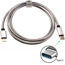 Load image into Gallery viewer, 3ft and 6ft Metal PD USB-C Cables, Sync Type-C to iPhone Wire Long Power Cords Fast Charge - AWY55