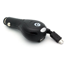 Load image into Gallery viewer, Car Charger, Micro-USB USB Port 3.1A Retractable - AWC01