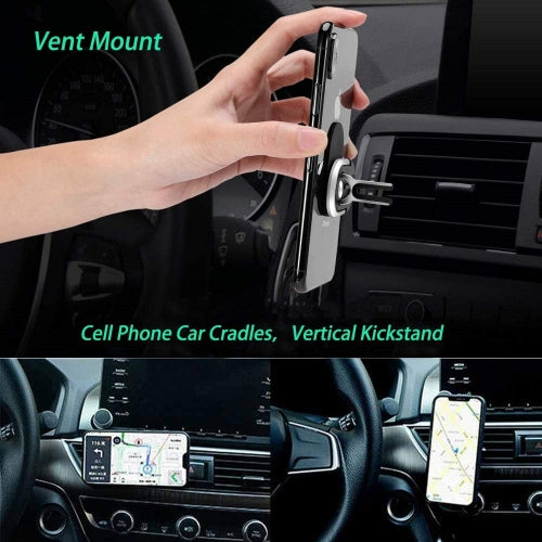 Finger Ring Holder, Kickstand 3-in-1 Car Air Vent Mount Stand - AWE51