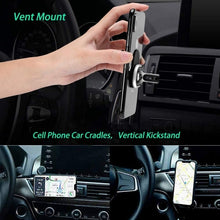 Load image into Gallery viewer, Finger Ring Holder, Kickstand 3-in-1 Car Air Vent Mount Stand - AWE51