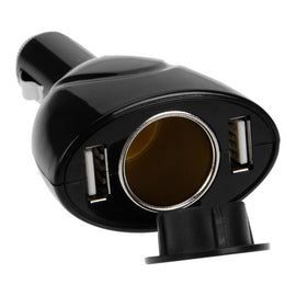 2-Port USB Charger, Adapter DC Socket Power Cord 6ft Long Cable - AWA89