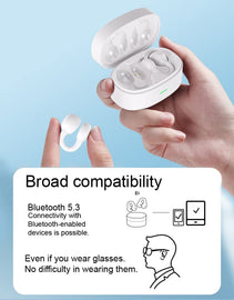 Wireless Ear-Clip TWS Earphones , Hands-free Mic Charging Case True Stereo Bluetooth Earbuds - AWZ33