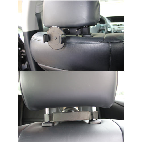 Car Headrest Mount, Swivel Cradle Seat Back Holder - AWC78
