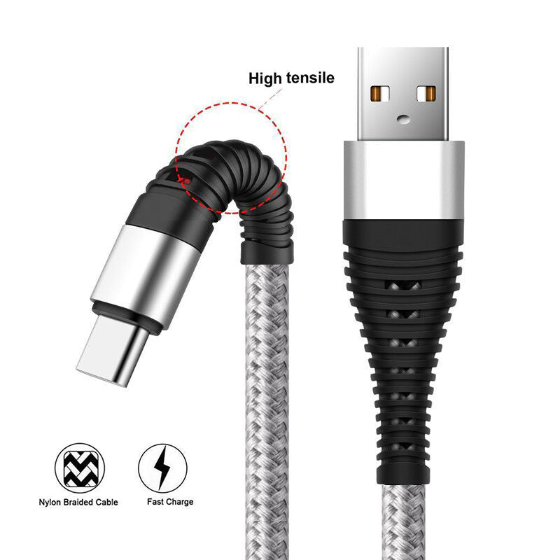 10ft USB-C Cable, Power Type-C Charger Cord Long - AWK10