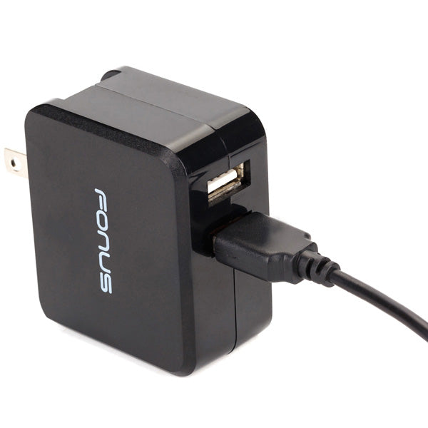 Home Charger, Type-C Cable 3.4A 2-Port USB 17W - AWC05