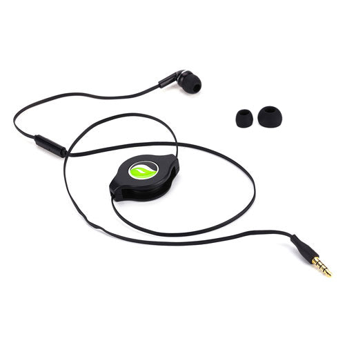 Mono Headset, Hands-free Mic Earphone Type-C Adapter Retractable - AWS35