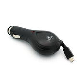 Car Charger, Power DC Socket MicroUSB Retractable - AWU18