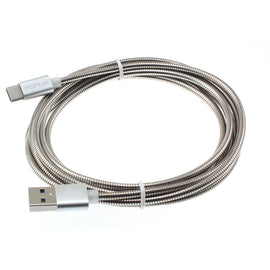 Metal USB Cable, Power Charger Cord Type-C 6ft - AWF44