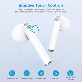 TWS Earphones, True Stereo Headphones Earbuds Wireless - AWXY6