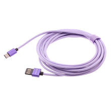 Load image into Gallery viewer, 10ft USB-C Cable, Power Cord Fast Charger Extra Long Purple - AWA93