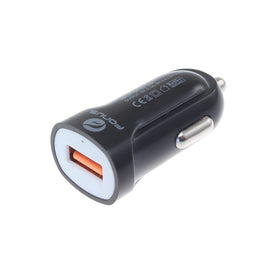 24W Fast Car Charger , Wire Power Cord Micro-USB to USB-C Adapter Coiled USB Cable - AWK78