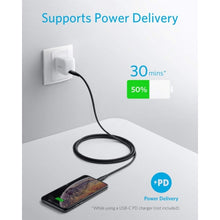Load image into Gallery viewer, PD Cable, Power Fast Charger USB-C to iPhone 10ft - AWB51