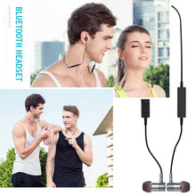 Load image into Gallery viewer, Wireless Headset, Neckband Hands-free Microphone Earphones Sports - AWJ85