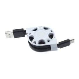 USB Cable, Power Charger Type-C Retractable - AWC87