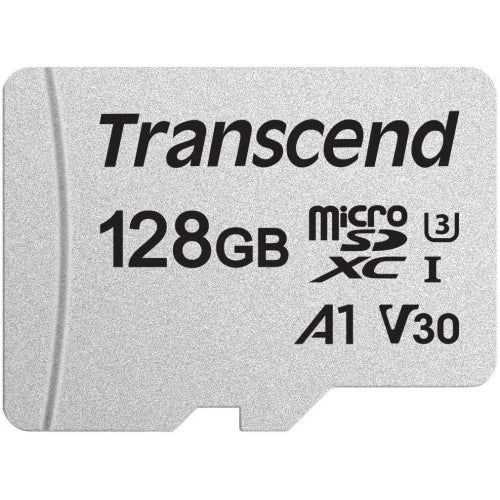128GB Memory Card, Class A1 U3 MicroSD High Speed Transcend - AWV20
