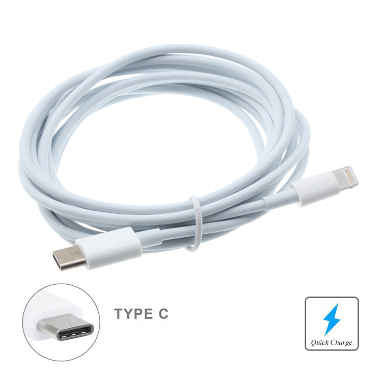 USB Cable, Power Charger Type-C to iPhone 6ft - AWR28