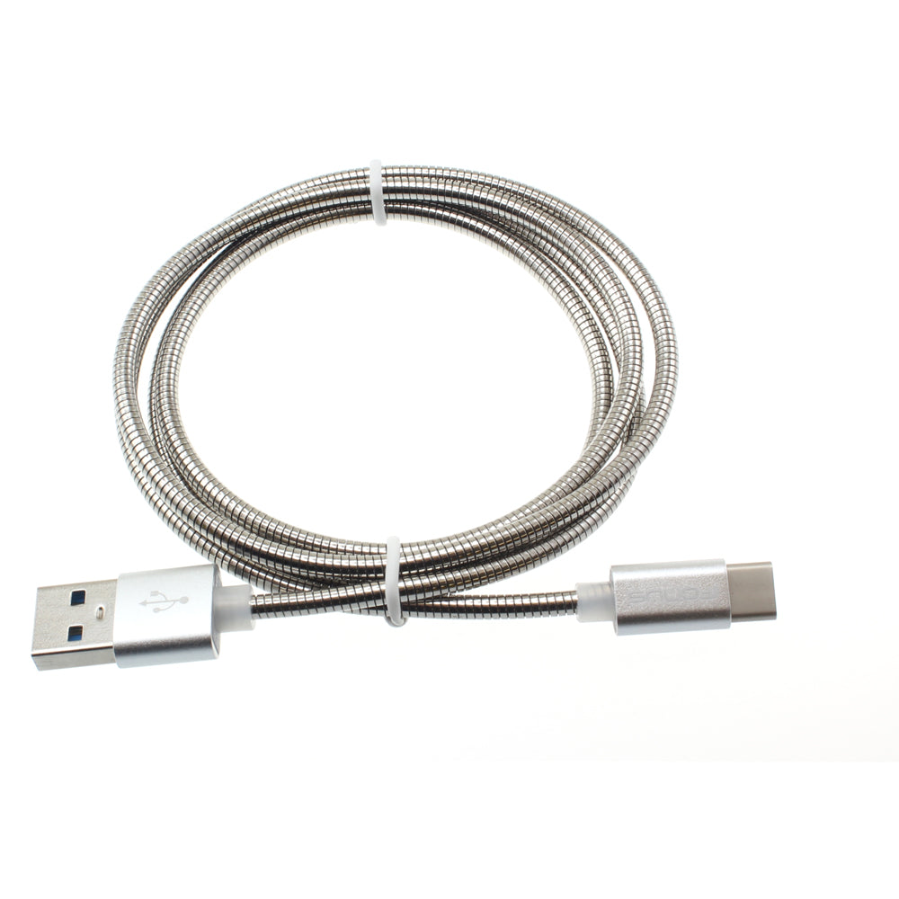 Metal USB Cable, Power Charger Cord Type-C 3ft - AWE72
