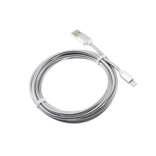 Load image into Gallery viewer, Metal USB Cable, Wire Power Charger Cord 6ft - AWG43