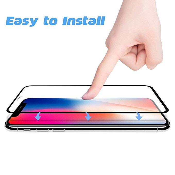 Screen Protector, Full Cover Curved Edge 5D Touch Tempered Glass - AWR50
