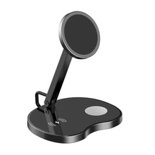 Load image into Gallery viewer, 3-in-1 Magnetic Wireless Charger, Charging Pad Stand Foldable 15W Fast charge - AWY81