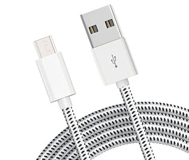 10ft USB Cable,  Power Cord Charger MicroUSB  - AWS50 283-1