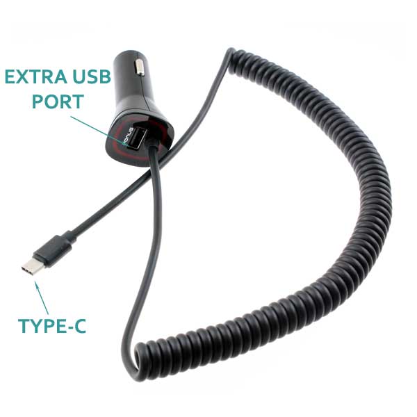 Car Charger, Adapter Power Type-C 3.4A - AWD42