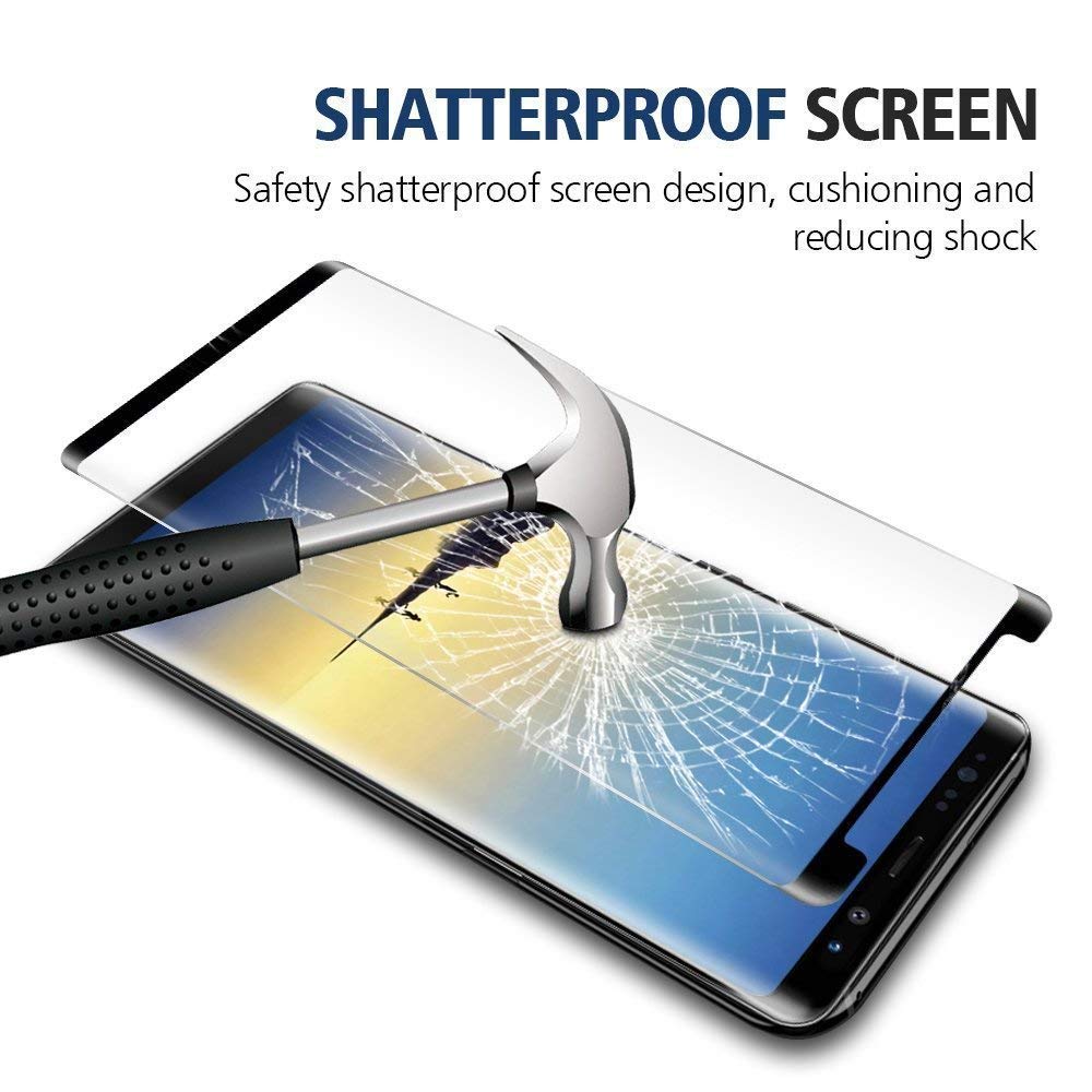 Screen Protector, Full Cover Curved Edge 5D Touch Tempered Glass - AWR59