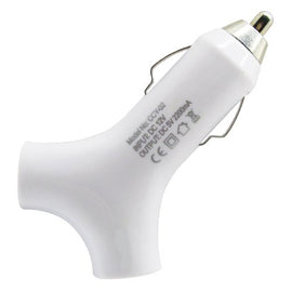 Car Charger, Power DC Socket 2-Port USB 2.2A - AWM78