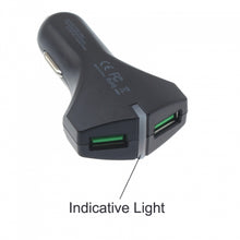Load image into Gallery viewer, Car Charger, Quick Charge Coiled Cable 2-Port USB 36W Fast - AWE38