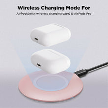 Load image into Gallery viewer, 15W Wireless Charger, Slim Charging Pad Pink Fast - AWWH2