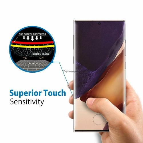 Screen Protector, Full Cover 3D Curved Edge Tempered Glass - AWE92