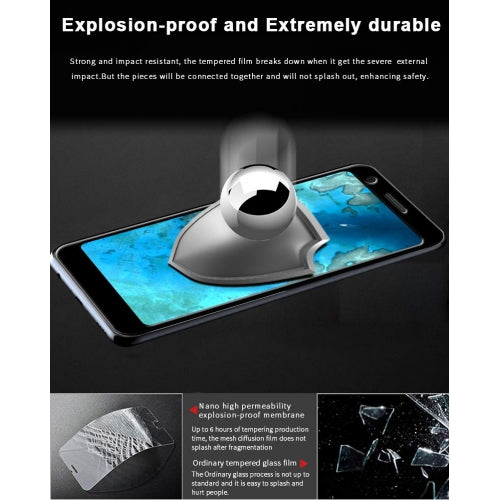 Screen Protector, Full Cover Curved Edge 3D Tempered Glass - AWM42