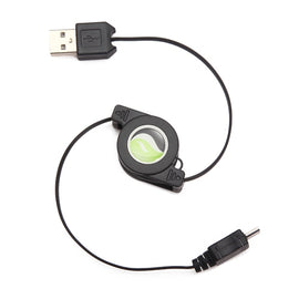 USB Cable, Power Charger MicroUSB Retractable - AWC92