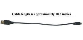 Short USB Cable, Cord Charger MicroUSB 1ft - AWM88