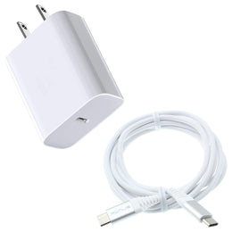 18W Fast Home Charger, Power Quick 6ft USB-C Cable PD Type-C - AWJ09