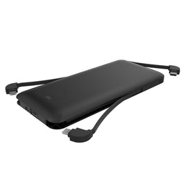 10000mAh Power Bank, USB Port Portable Backup Battery Charger - AWC07