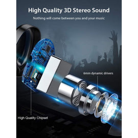 TWS Headphones, True Wireless Stereo Earphones Earbuds Wireless - AWR25