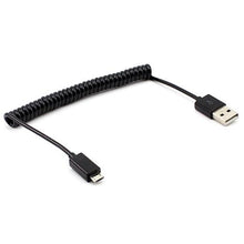 Load image into Gallery viewer, USB Cable, Cord Charger MicroUSB Coiled - AWK09