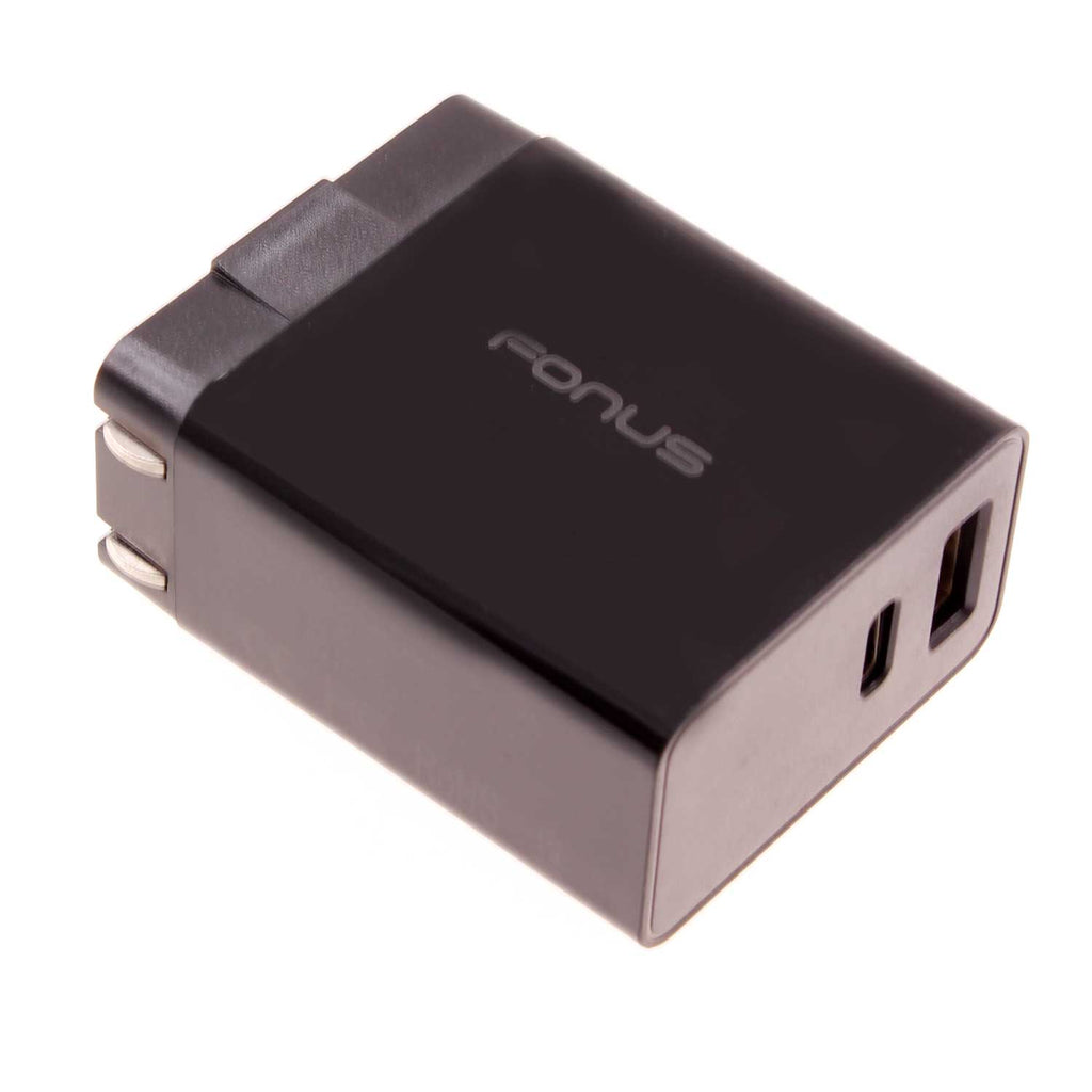 Quick Home Charger,  Travel Type-C PD 2-Port USB 30W  - AWR37 1110-1
