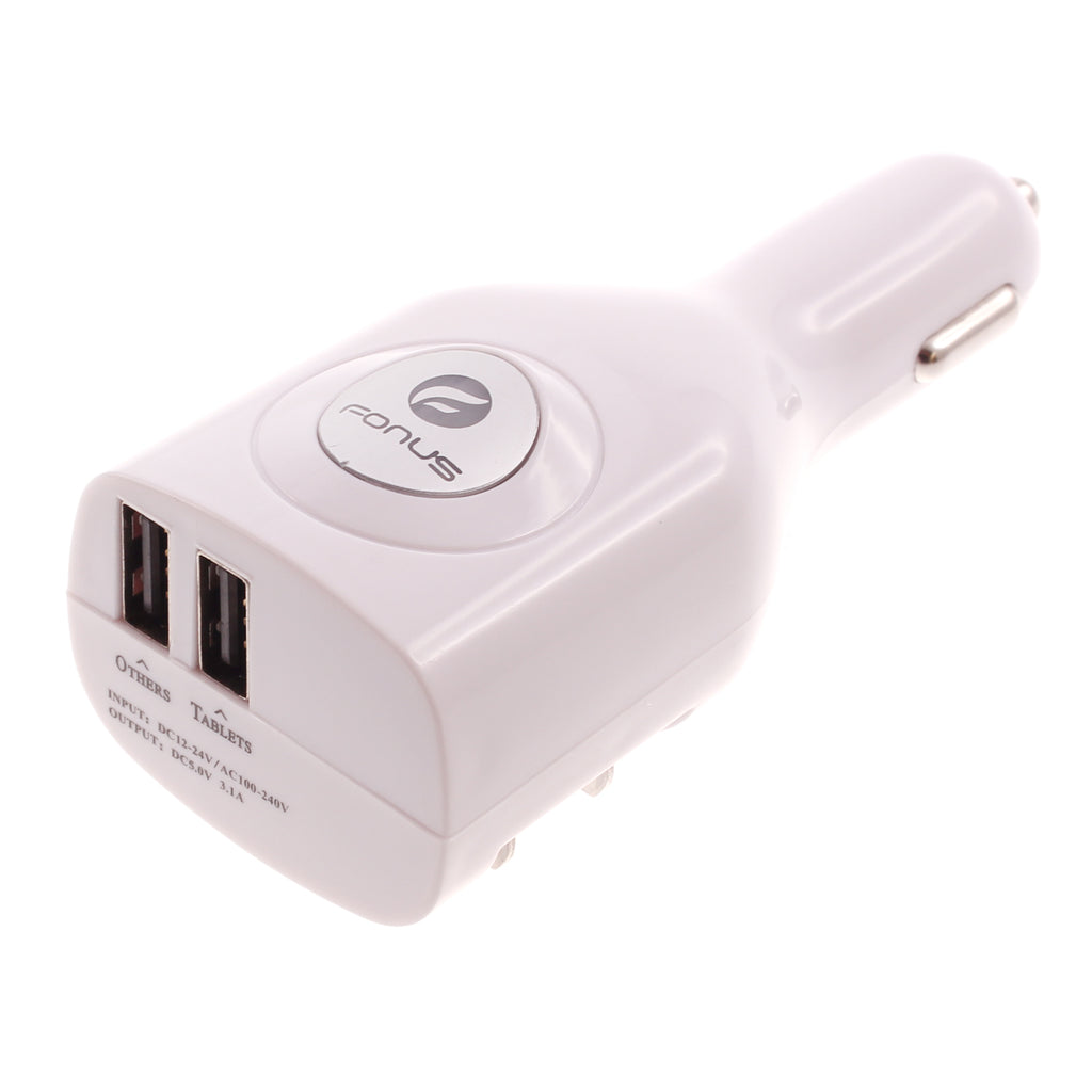 Car Home Charger, Adapter Power 2-in-1 2-Port USB - AWM82